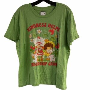 NWT Strawberry Shortcake Friendship Green T-Shirt Size XL